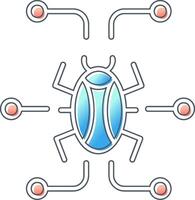 digitaal virus vector icoon