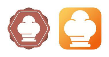 chef hoed vector icon