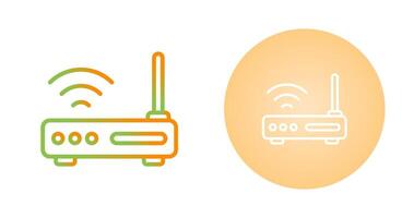 Wifi router vector icoon