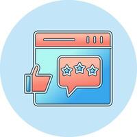 feedback vector pictogram