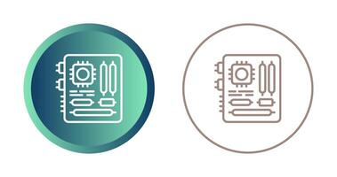 moederbord vector pictogram