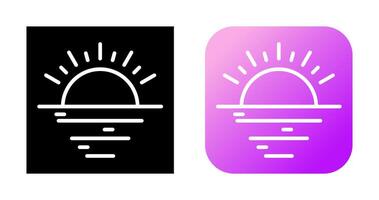 zonsondergang vector pictogram