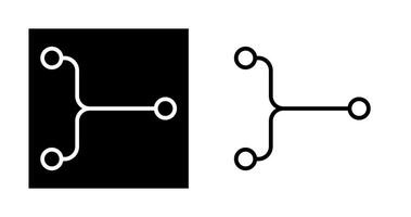 convergentie vector icoon