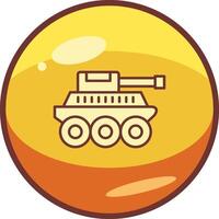 militaire tank vector icon