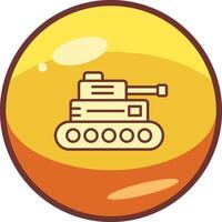 militaire tank vector icon