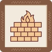 firewall vector pictogram