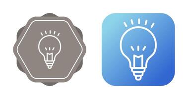 gloeilamp vector pictogram