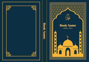 Islamitisch Arabisch stijl boek Hoes sjabloon ontwerp vector