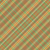 tartan geruit patroon met textuur en warme kleur. vector