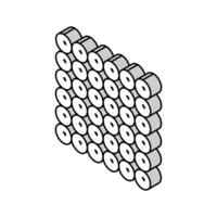 magnetisch ballen friemelen speelgoed- isometrische icoon vector illustratie