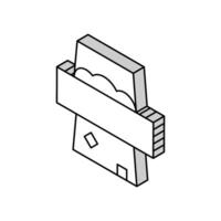 filtratie machine isometrische icoon vector illustratie