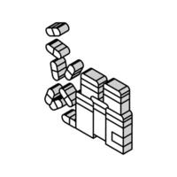 pillen homeopathie containers isometrische icoon vector illustratie