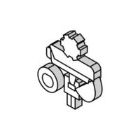 elektrisch verbinding isometrische icoon vector illustratie