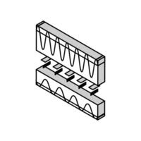 frequentie telecommunicatieverbinding isometrische icoon vector illustratie
