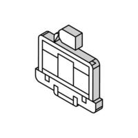 onderneming bezetting isometrische icoon vector illustratie