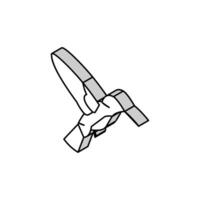 colibri vogel isometrische icoon vector illustratie