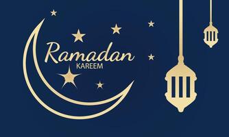 gelukkig Ramadan kareem sjabloon ontwerp. vector