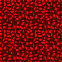 naadloos Woud patroon met rood bladeren. vector