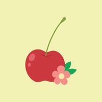 schattig fruit plak decoratie vector kunst