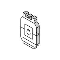 gas vat kleur pictogram vector vlakke afbeelding