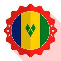 vincent en de grenadines kwaliteit embleem, label, teken, knop. vector illustratie.