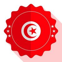 Tunesië kwaliteit embleem, label, teken, knop. vector illustratie.