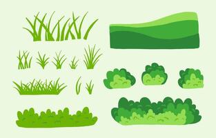 collerion van gras voorwerp voor gradiënt en Woud vector