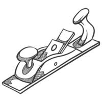 hand- schaafmachine icoon in schetsen stijl vector