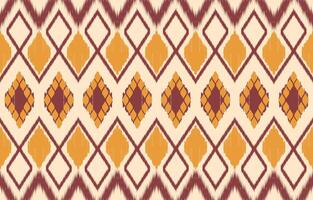 etnisch abstract ikat kunst. aztec ornament afdrukken. meetkundig etnisch patroon naadloos kleur oosters. ontwerp voor achtergrond ,gordijn, tapijt, behang, kleding, inpakken, batik, vector illustratie.