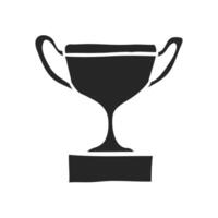 hand- getrokken trofee vector illustratie