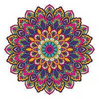 mandala sier- bloemen kleedje patroon, vector illustratie