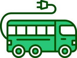 elektrische bus vector icon