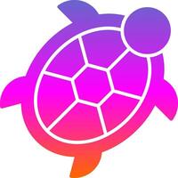 schildpad glyph helling icoon vector