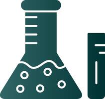 chemie glyph helling icoon vector