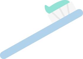 tandenborstel vlak licht icoon vector