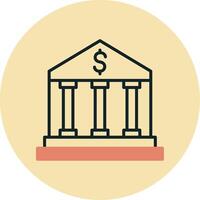 bank vector pictogram