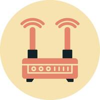 Wifi router vector icoon