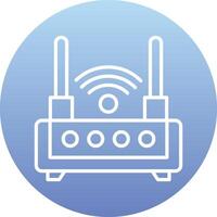 Wifi router vector icoon