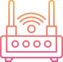 Wifi router vector icoon