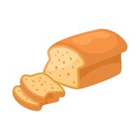 wit brood icoon illustratie. vector ontwerp