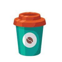 koffie drinken icoon illustratie. vector ontwerp