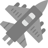 leger vliegtuig vector icoon
