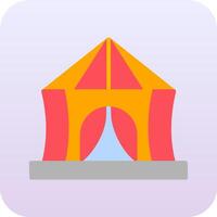 circus tent vector icoon