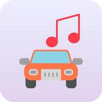 auto muziek- vector icoon