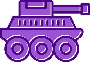 militaire tank vector icon