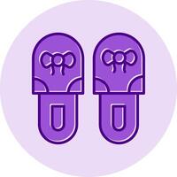 slippers vector icoon