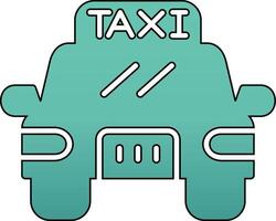 taxi vector icoon