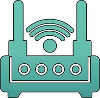 Wifi router vector icoon