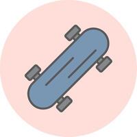 skateboard vector pictogram