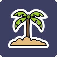 palm blad vector icoon